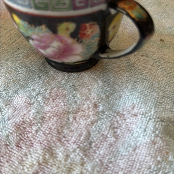 Black Coffee & Tea Accessories Set with Porcelain‎ Elegance